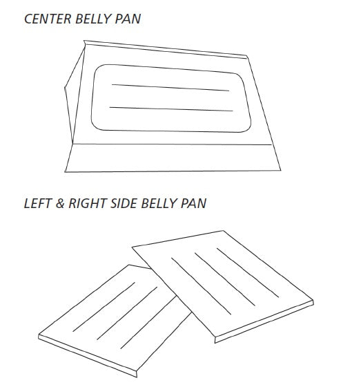 Compact Pro Gas and Pro Street aluminum rear bell pan