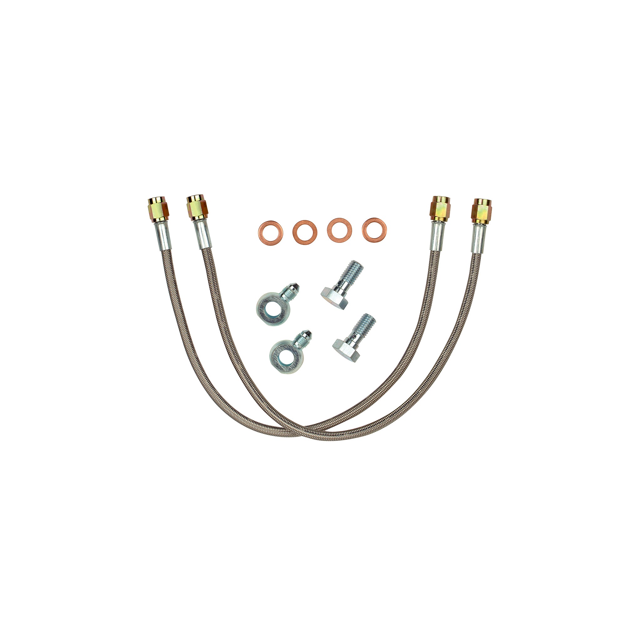 GM Caliper Stainless Steel Brake Line Kit Heidts Suspension Systems