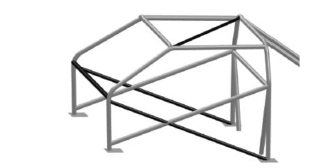 Door X-brace cage conversion strengthing kit