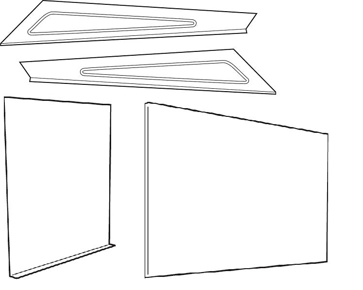 Compact chassis aluminum front splash pan