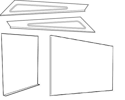 Compact chassis aluminum front splash pan