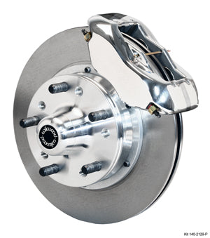 11" Iron Rotors, Wilwood 4 Piston Polished Calipers, Chevy Bolt Pattern