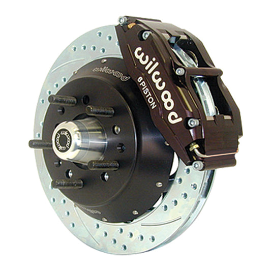 13" Wilwood Drilled Rotors & 6 Piston Black Calipers & Black Hubs