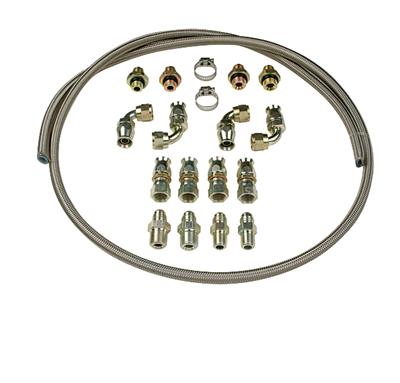Power Steering Hose Kit Remote Reservoir